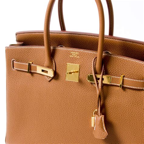 hermes birkin gold 35cm|hermes birkin 35 for sale.